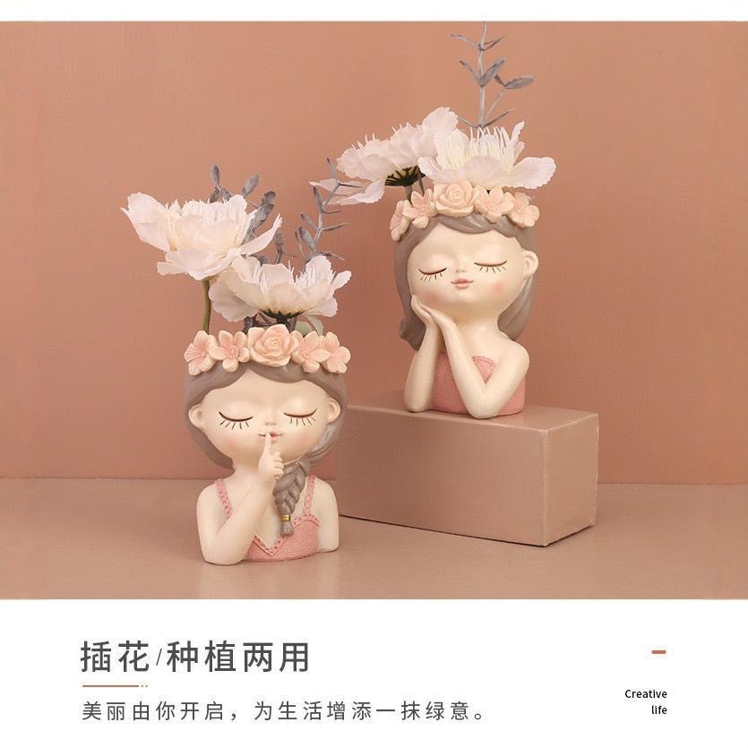 Maceta pequeña de resina para jardinería