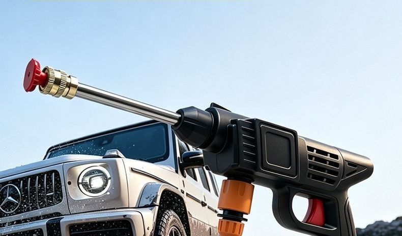 High-power integrated high-pressure water gun sprayer, car washing machine, watering and pesticide cleaning machine, household wireless car washer