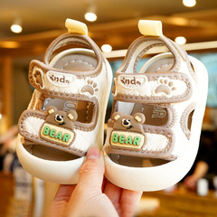 Baby shoes for summer, walkers for beginners, soft soles, non-slip, breathable, suitable for 1-2 year old infants.