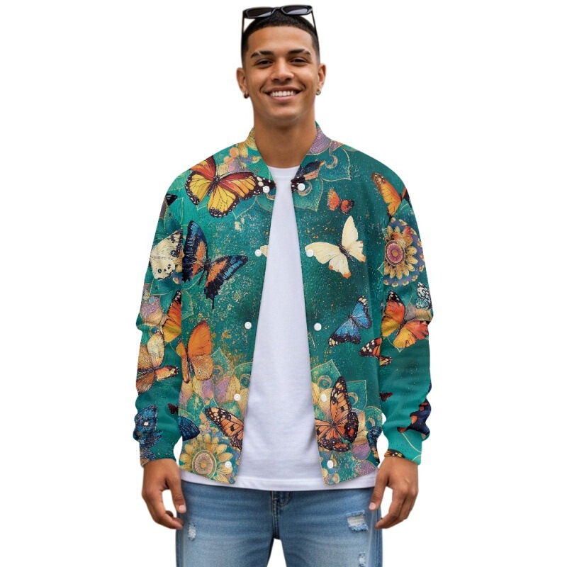 Butterfly Amazon Best-Selling Jacket, Minimum Order Can Be Customized, Pattern Can Be Customized, Shipped Within 5 to 7 Days, Cross-Border E-Commerce Dropshipping Butterfly Amazon Best-Selling Jacket, Minimum Order Can Be Customized, Pattern Can Be Customized, Shipped Within 5 to 7 Days, Cross-Border E-Commerce Dropshipping