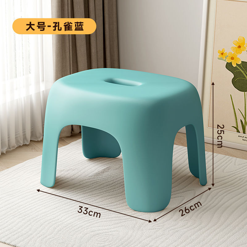 Taburetes caseros taburetes de jardín de infantes niños taburetes de plástico grueso taburetes de baño antideslizantes taburetes de salón cambiadores de zapatos pequeños bancos
