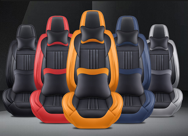 New Car Seat Cover All-Inclusive Full Leather Four-Season Universal Seat Cushion Special Nappa Leather Seat Cover Breathable Cushion Wholesale