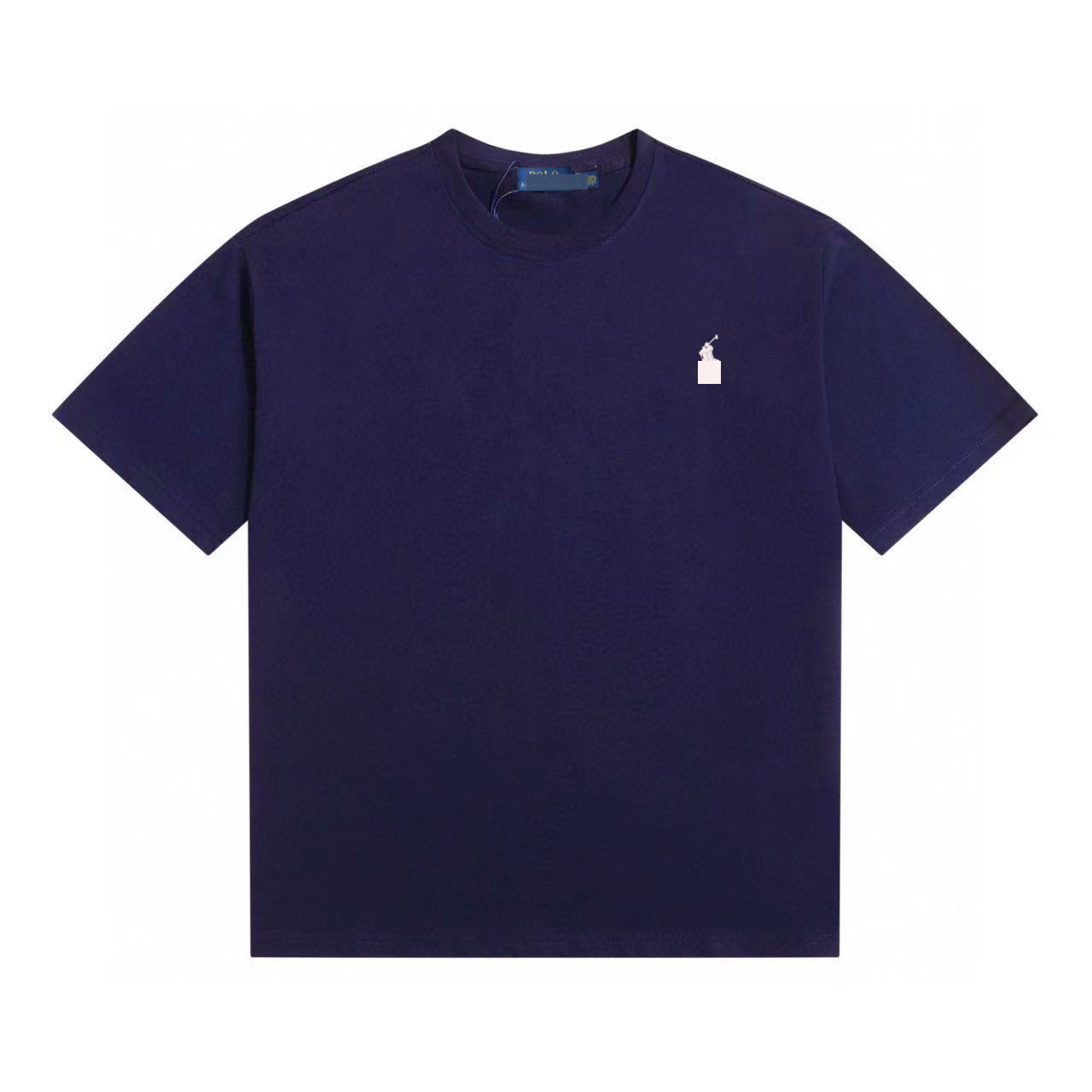 티셔츠 네이비 화이트 라벨