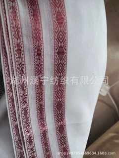 阿拉伯头巾坯布 高清 强捻坯布 提花坯布