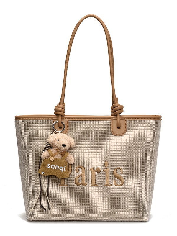 Bolsos para mujeres que van al trabajo, bolsos de hombro, bolsos de lona, nuevos colores en contraste, bolsos de axilas de hombro casuales de moda de gran capacidad