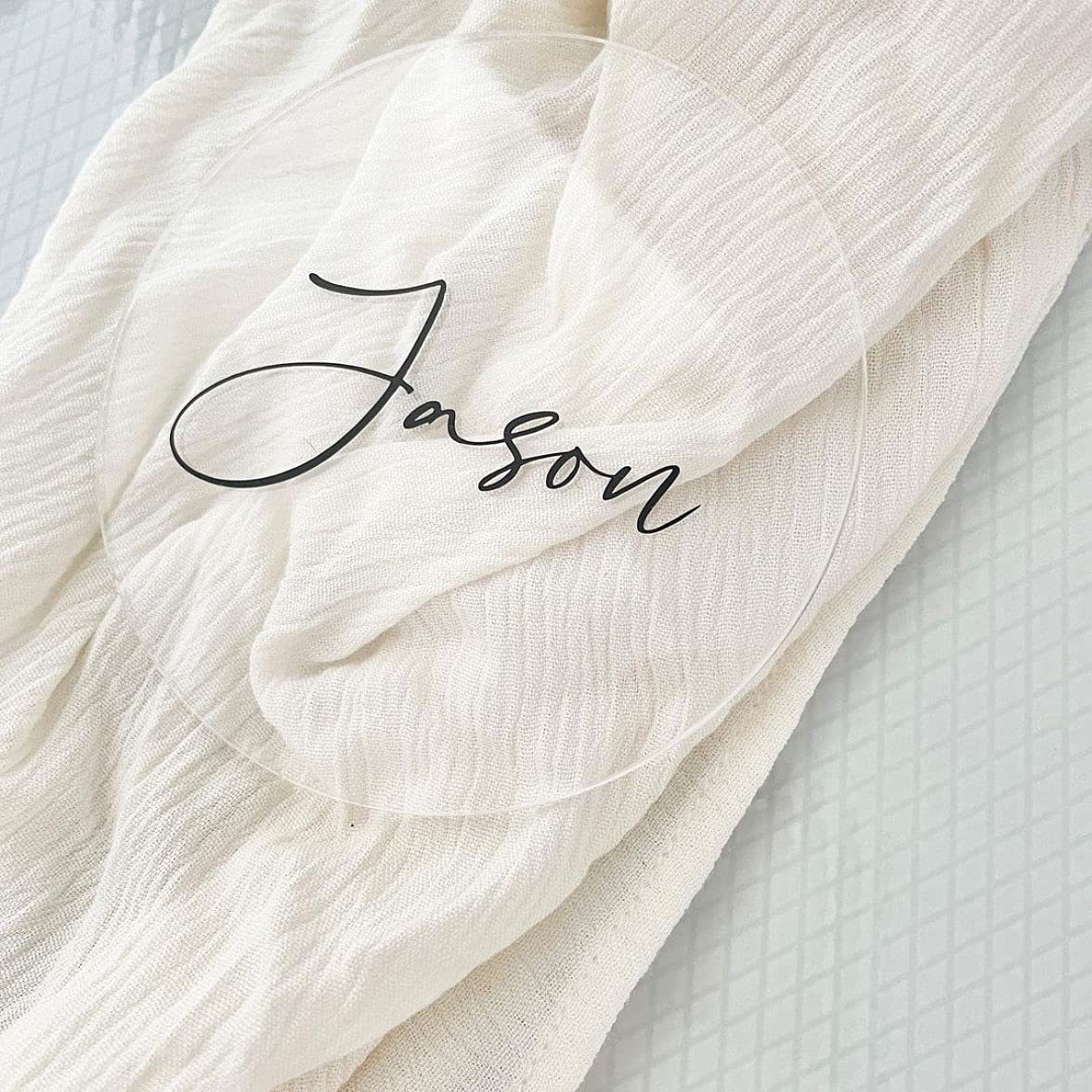 20片透明圆形亚克力板材4英寸亚克力有机玻璃圆盘透明圆形亚克力