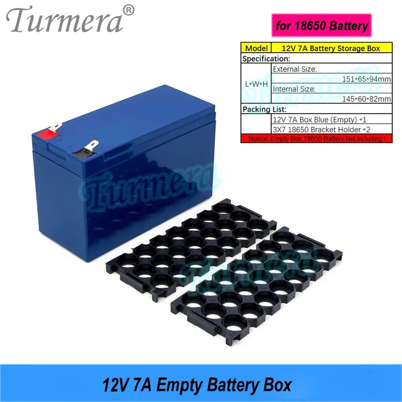 18650 大容量 12V7ah リチウム電池保護ケース 3X7 バッテリーパックバッテリーボックスブラケット付き 32700|undefined