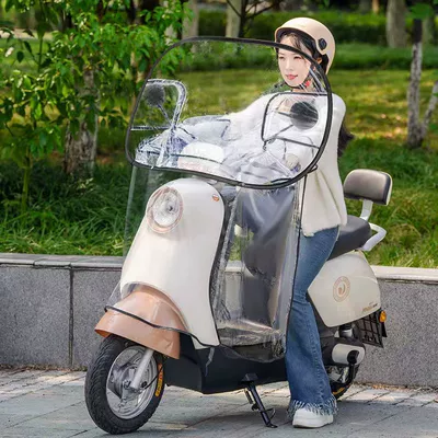 Motorcycle front windshield, New Electric Car Front