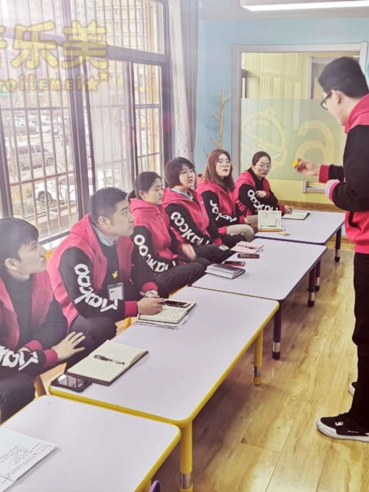 ✅ Fireproof Board Table Children's Early Education Training Kindergarten Table and Chair Set Learning Rectangular Table Adjustable Student Drawing Table