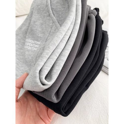 Children's unisex pants 2025 new spring and autumn clothing baby casual sporty pants trendy Korean style loose pants
