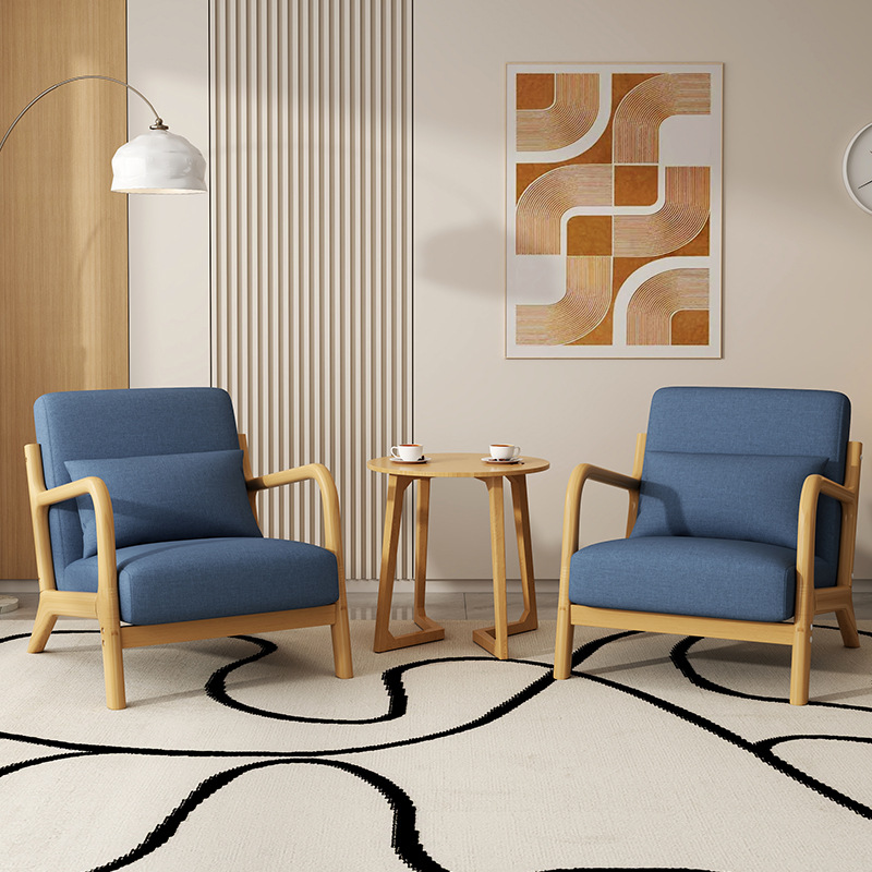 Сапфир синий два стула и один стол