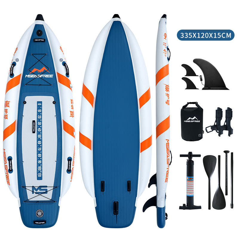Tablero de remo inflable MS Free Mountain Sea SUP Tablero de remo de pie Pesca Tablero vertical Tablero de pulpa Barco en el mar