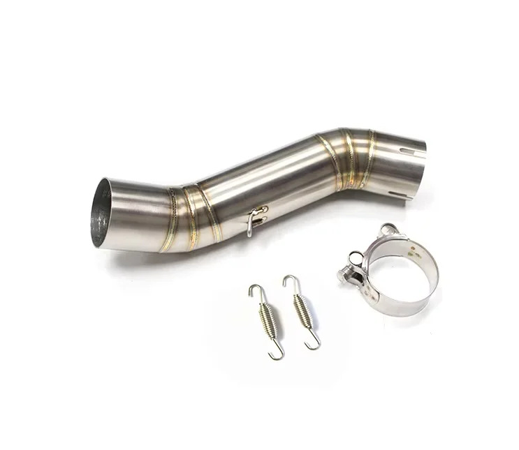 Suitable for Motorcycle Cb400X Exhaust Pipe Modification, Honda Cb400F Stainless Steel Mid-Section, Factory Direct Sales