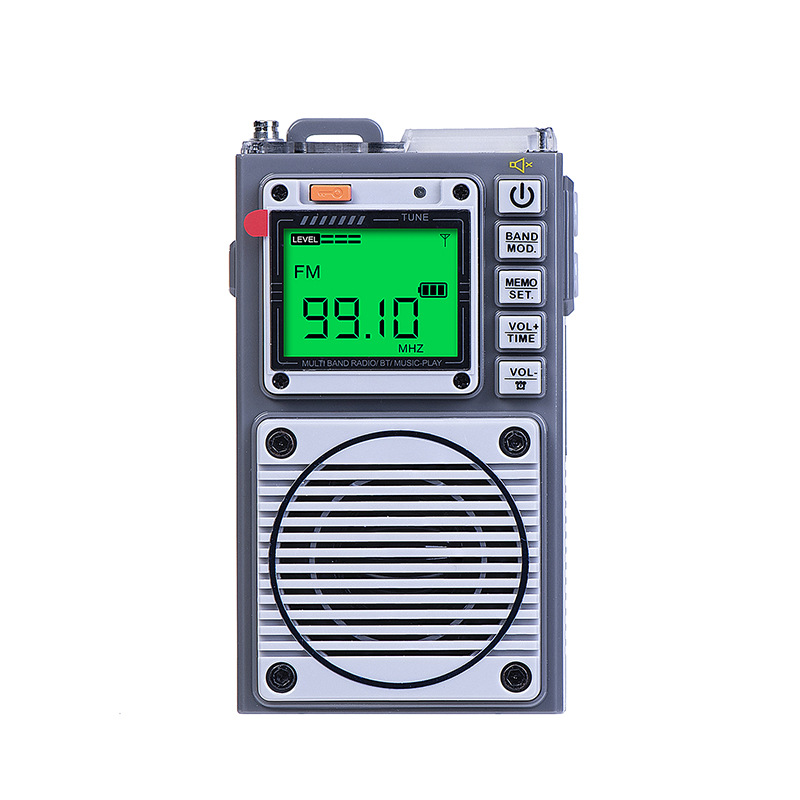 HRD - 787 radio de banda completa de alto rendimiento portátil tarjeta Bluetooth para personas mayores radio Walkman para personas mayores