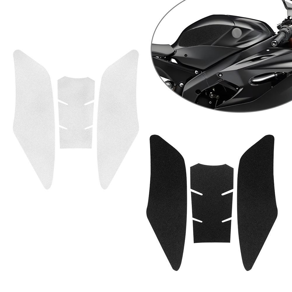 Aplicable a Yamaha YZF-R6 nuevo 2017 - 2022 modificación del tanque de combustible pegatinas antideslizantes pegatinas de hueso de pez pegatinas esmeriladas