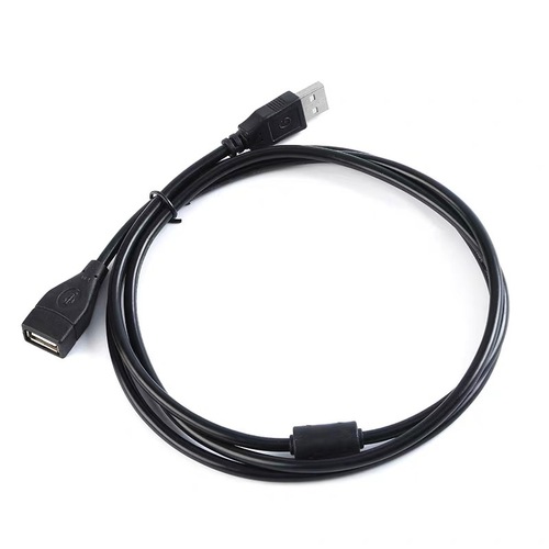 1.5m 3m black A/F2.0 usb data extension connection line extended U disk mouse male to female full copper wire core 