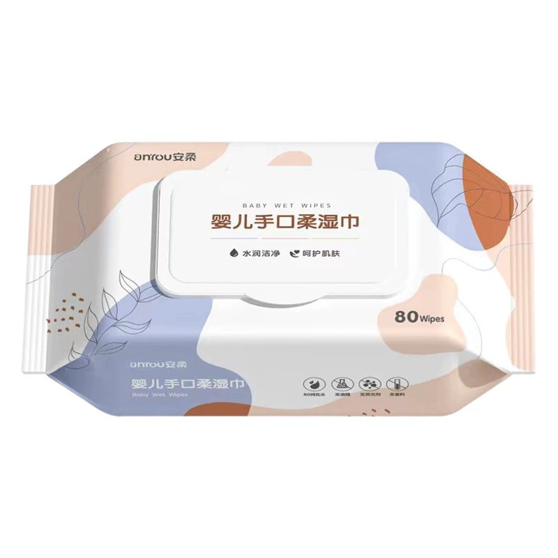 Anrou в наличии большие сумки детские салфетки, подходящие для матери и ребенка Влажная Ткань полотенце для рук детское влажное полотенце для рта оптовая продажа с фабрики