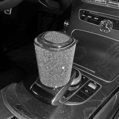 Car Ashtray with Car ashtray - white-drill
