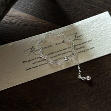 S925纯银韩版小众设计感复古波浪戒指韩国风简约时髦指环批发