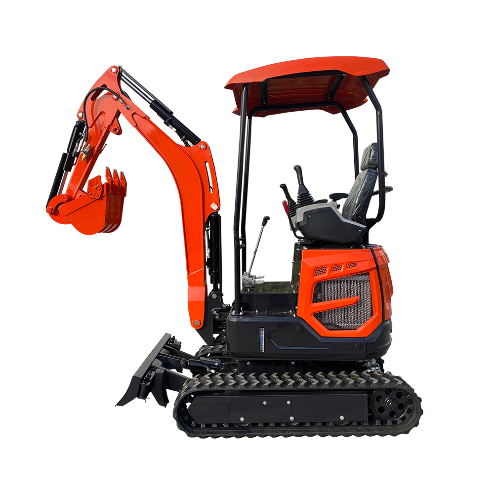 Mini excavator1 ton 1.5 ton 1.8 ton exportación de fábrica huerta jardín hogar micro excavación