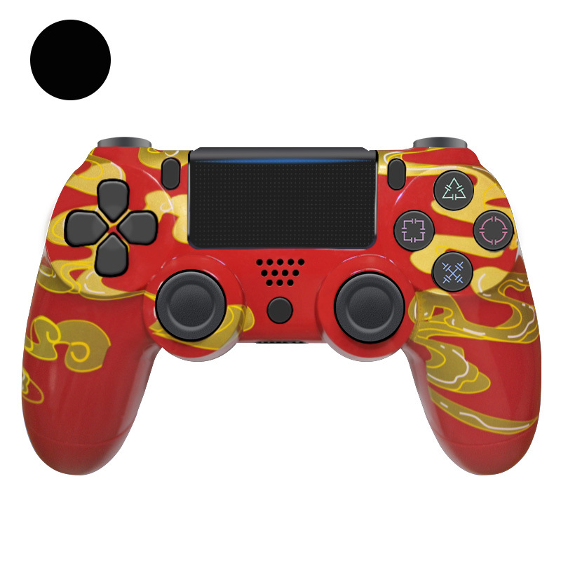 Control Inalámbrico Bluetooth P4 de ABS con Doble Motor de Vibración para Consola P4 y PC