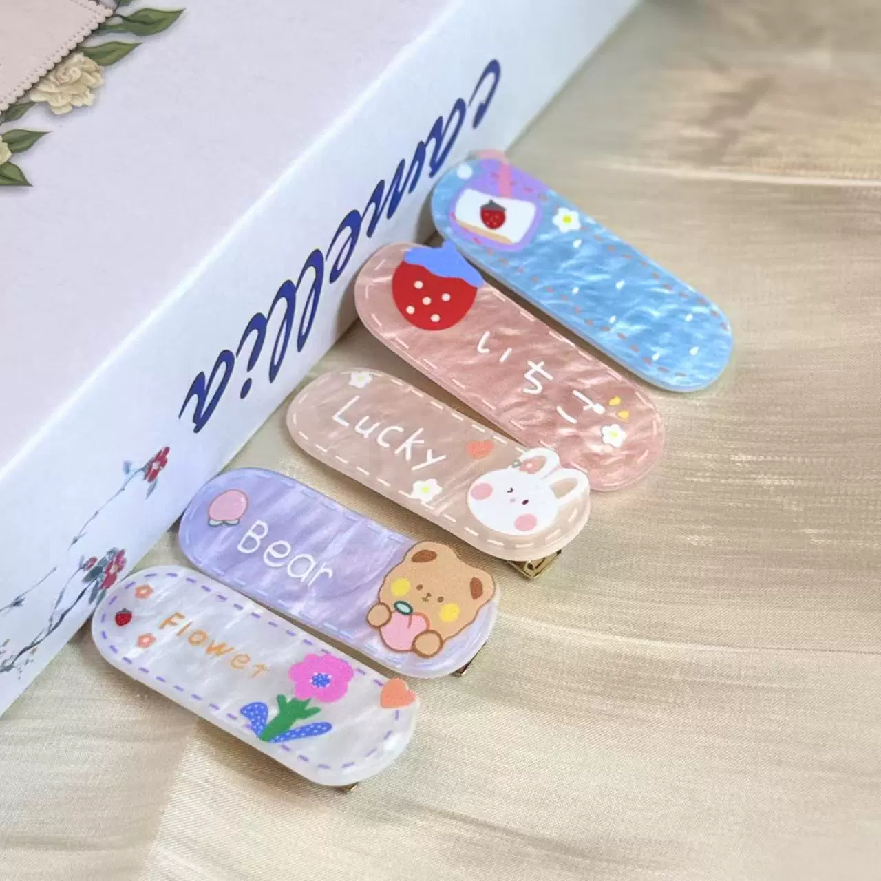 Детская заколка для волос с героями мультфильмов, простая заколка для волос в японском стиле для девочек, модная новая заколка для волос, аксессуар для волос