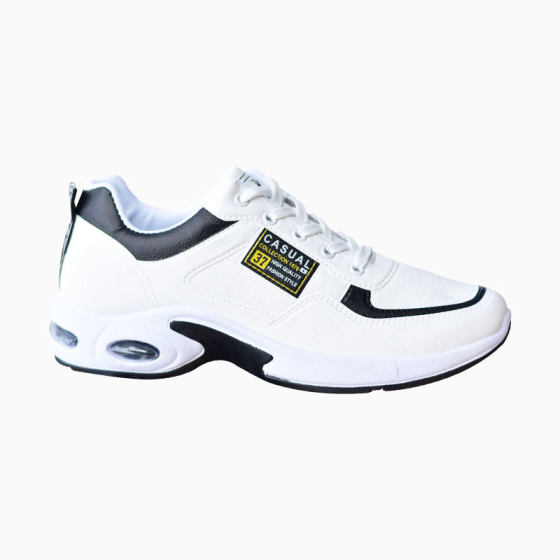 Autumn White Men's Shoes Leather Waterproof White Shoes Men's sneaker Trendy Casual Leather Shoes Student Board Shoes for Men