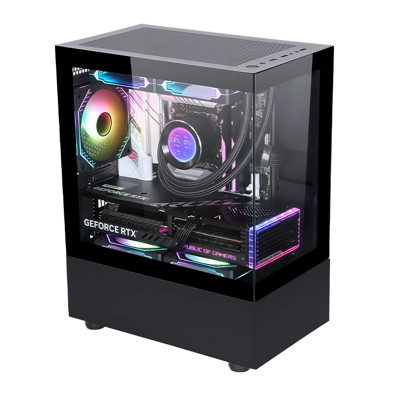 Граница-кросс-бордер мини-атx настольный игровой корпус MINIM-ATX, карта видеоигры, двусторонний HDMI кабель