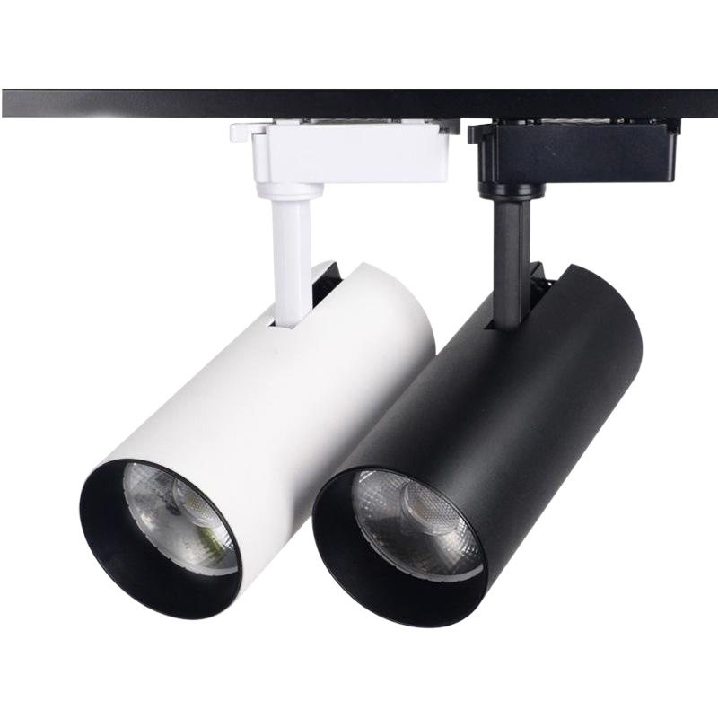 Spotlight LED luz de la pista tienda de ropa 20w30w luz de la pista Super brillante ahorro de energía sala de exposiciones Fondo comercial