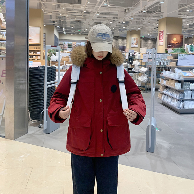 棉服女短款2025年新款冬季加厚保暖棉衣外套时尚百搭防寒棉袄女装|undefined