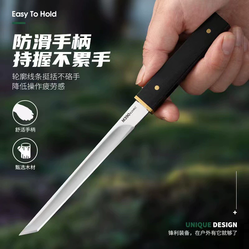 Travel handheld pocket knife, sharp wooden box, gift box