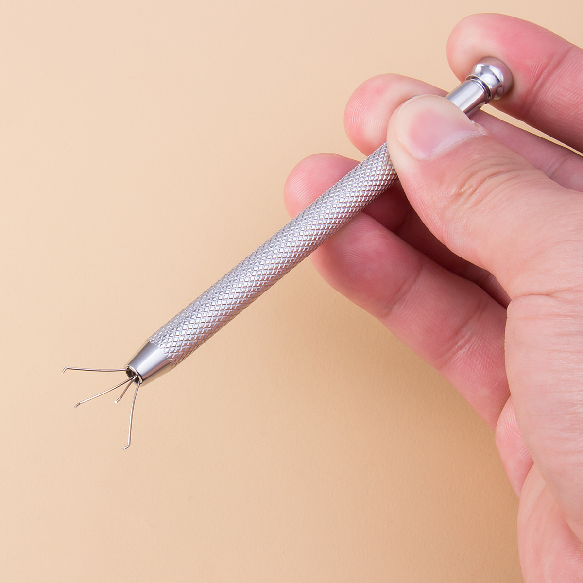 Solid Color Pattern Solid Color Stainless Steel Umbilical Nail Tongue Nail Multi-purpose Bead Pliers