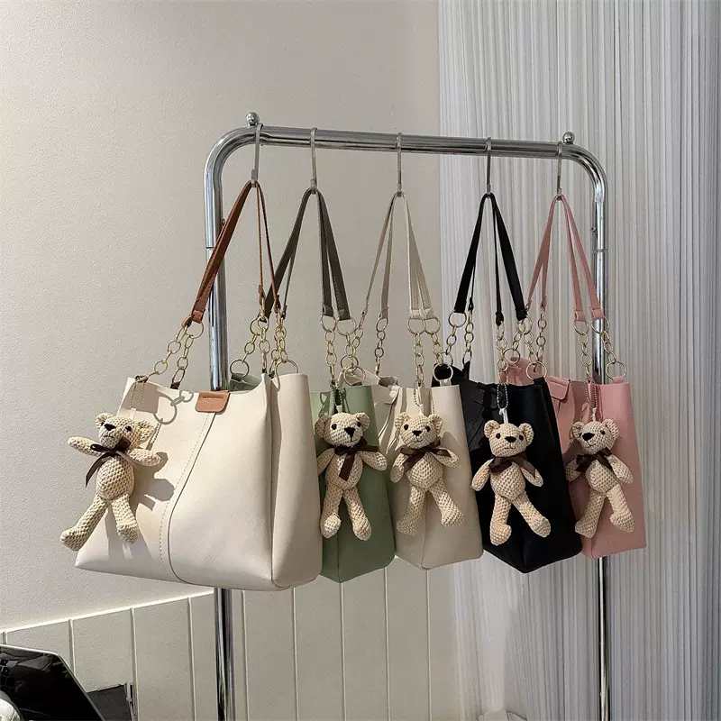 批发外贸包包大容量单肩包女2024休闲女包高级感托特包时尚简约包