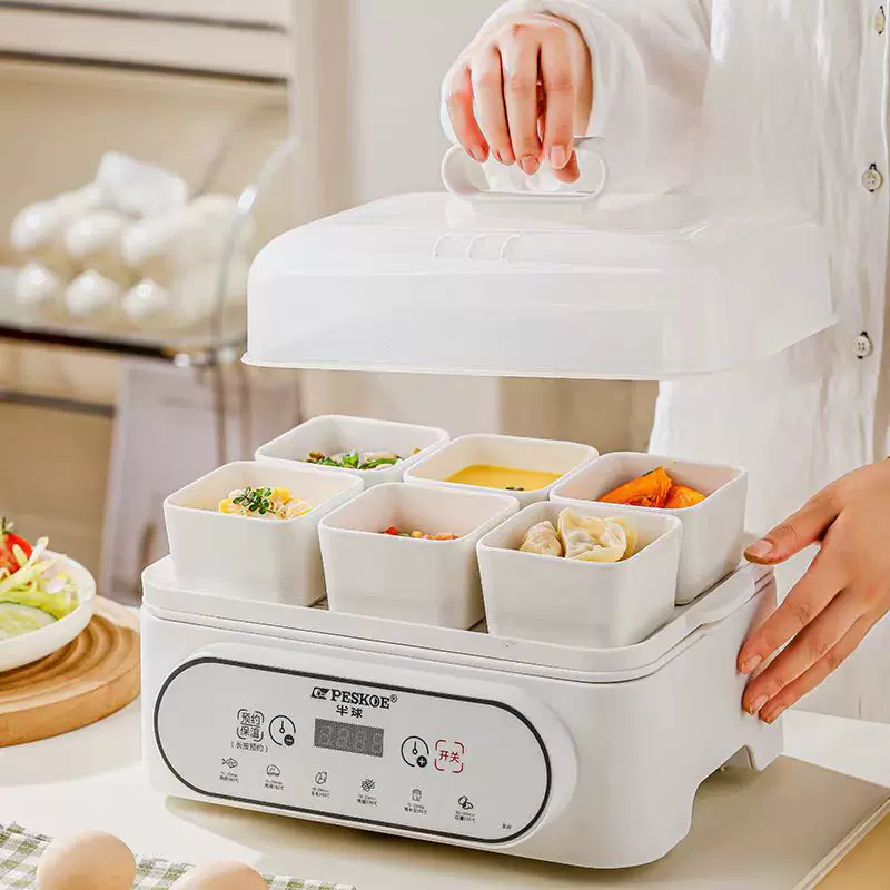 陶瓷蒸笼专用蒸碗蛋糕模具方碗点心碗零食碗儿童辅食碗甜品烘烤碗