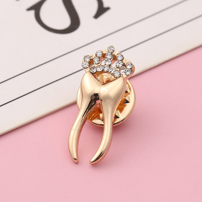 Broche Hueco de Corona Simple al Estilo Coreano para Mujer, Hebilla para Pañuelos de Seda Antitransparencia, Aleación con Estrás, Joyería de Ropa de Alta Gama, Mayorista