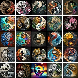 钻石画、皮画;玻璃工艺品;DIY家饰