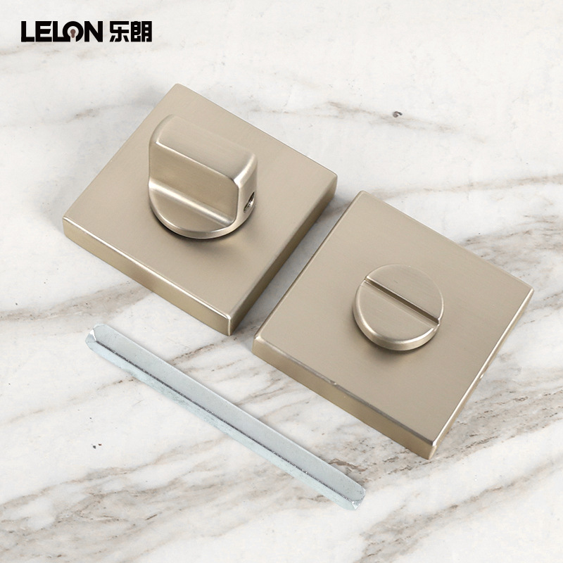 Aleación de zinc redonda cerradura de mano cerradura de mano cerradura de mano cerradura de puerta de hotel accesorios de cerradura de puerta de baño