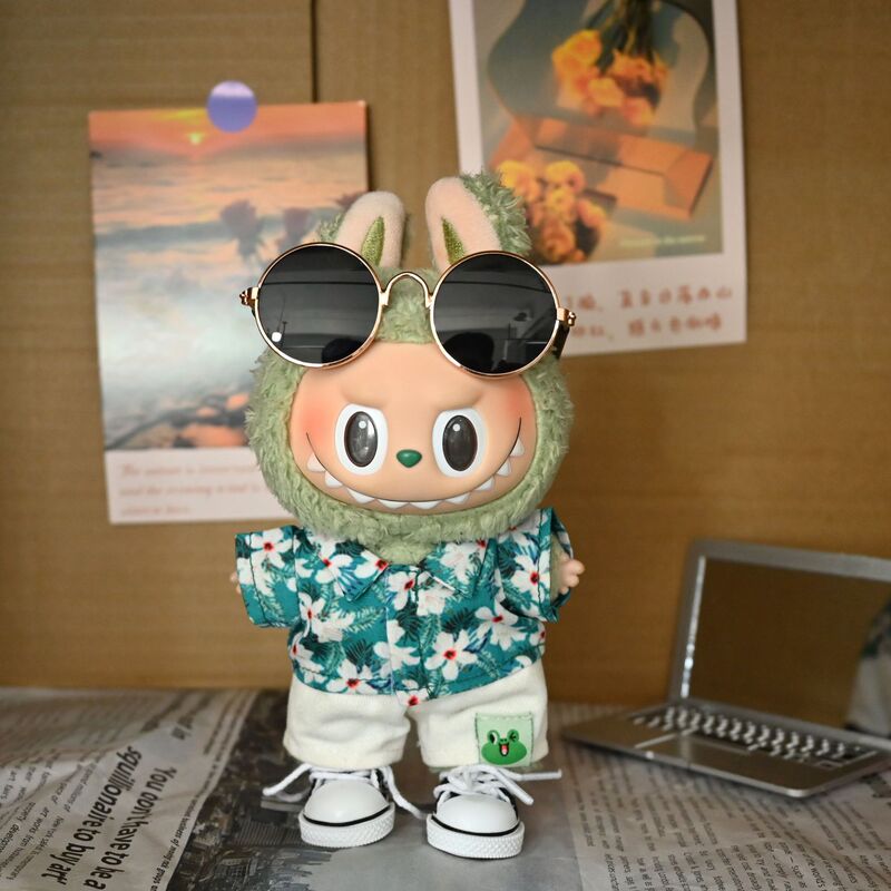 Labubu Clothes Shirt Labubu Doll Suit Trendy Vinyl Doll Plush Doll Bag Pendant Doll
