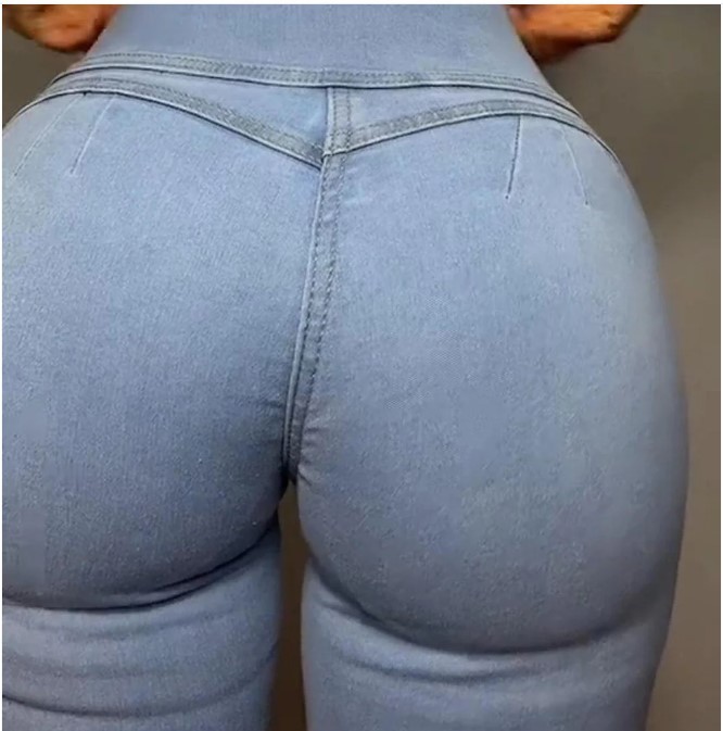Fitness Denim Leggings Image 1