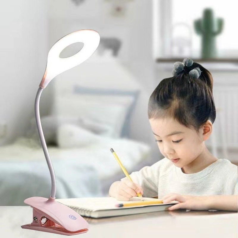lámpara de escritorio tactile-clip vertical protector de ojos dormitorio de estudiantes lámpara de noche dormitorio de estudio lámpara de cabecera de cama lámpara de escritorio led