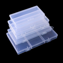 义乌跨境透明长方形锁扣空盒饰品卧室PP塑料盒收纳盒整理盒储物