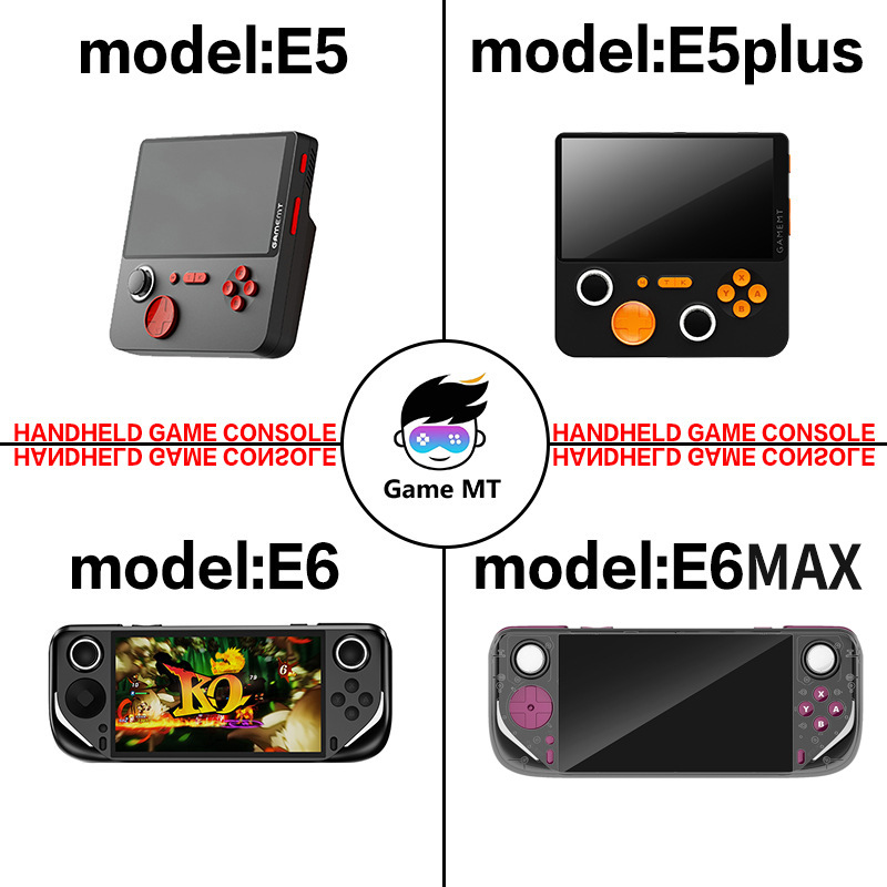 Игровая консоль GAMEMT E5 E5PLUS E6 E6max переносная с экраном 5IPS