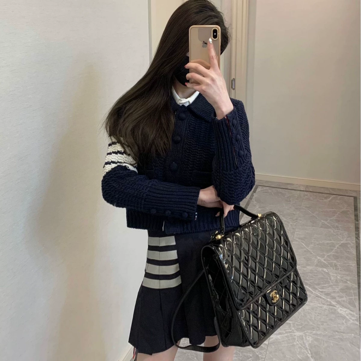 Шерстяной кардиган, модная куртка, стиль Chanel