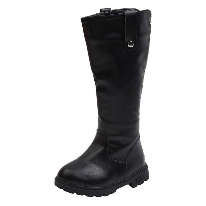 Girls' New Fleece-Lined High-Top Boots, Classic Warm Shoes, Children's High-Top Shoes, Mother-Daughter Matching Shoes, 2025 New Model