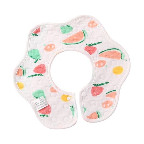 Infant Cotton Bibs Baby Infant Bibs All Cotton Newborn Waterproof Feeding Baby Supplies Factory 