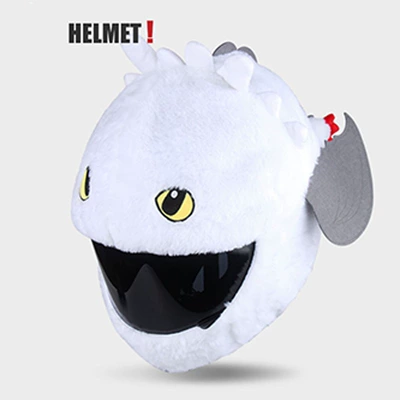 Dəbilqə (Kaska) aksesuarları | Animal Masks - toothless-white-boy
