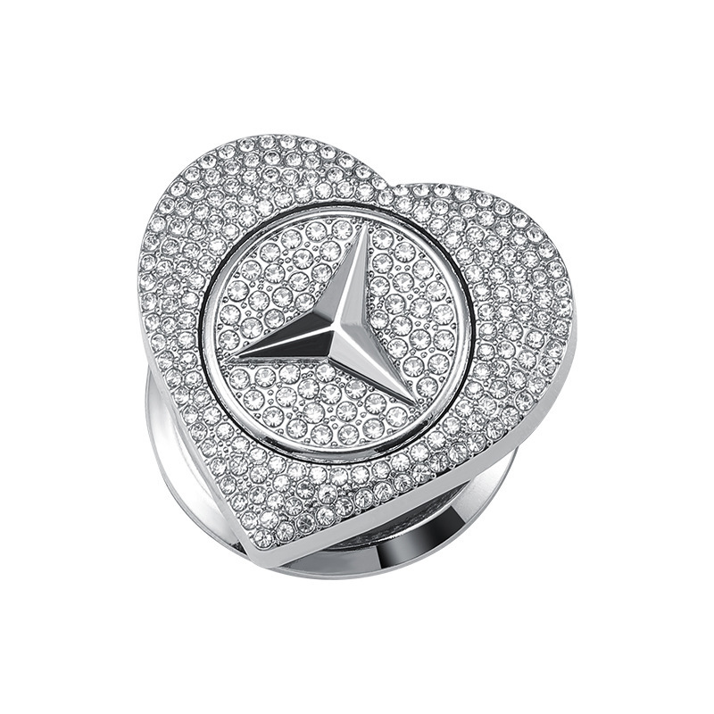 자동차 원 키 시작 버튼 보호 커버 안티 오작동 접촉 화재 스위치 보호 커버 다이아몬드 자동차 로고 원 키 시작 커버