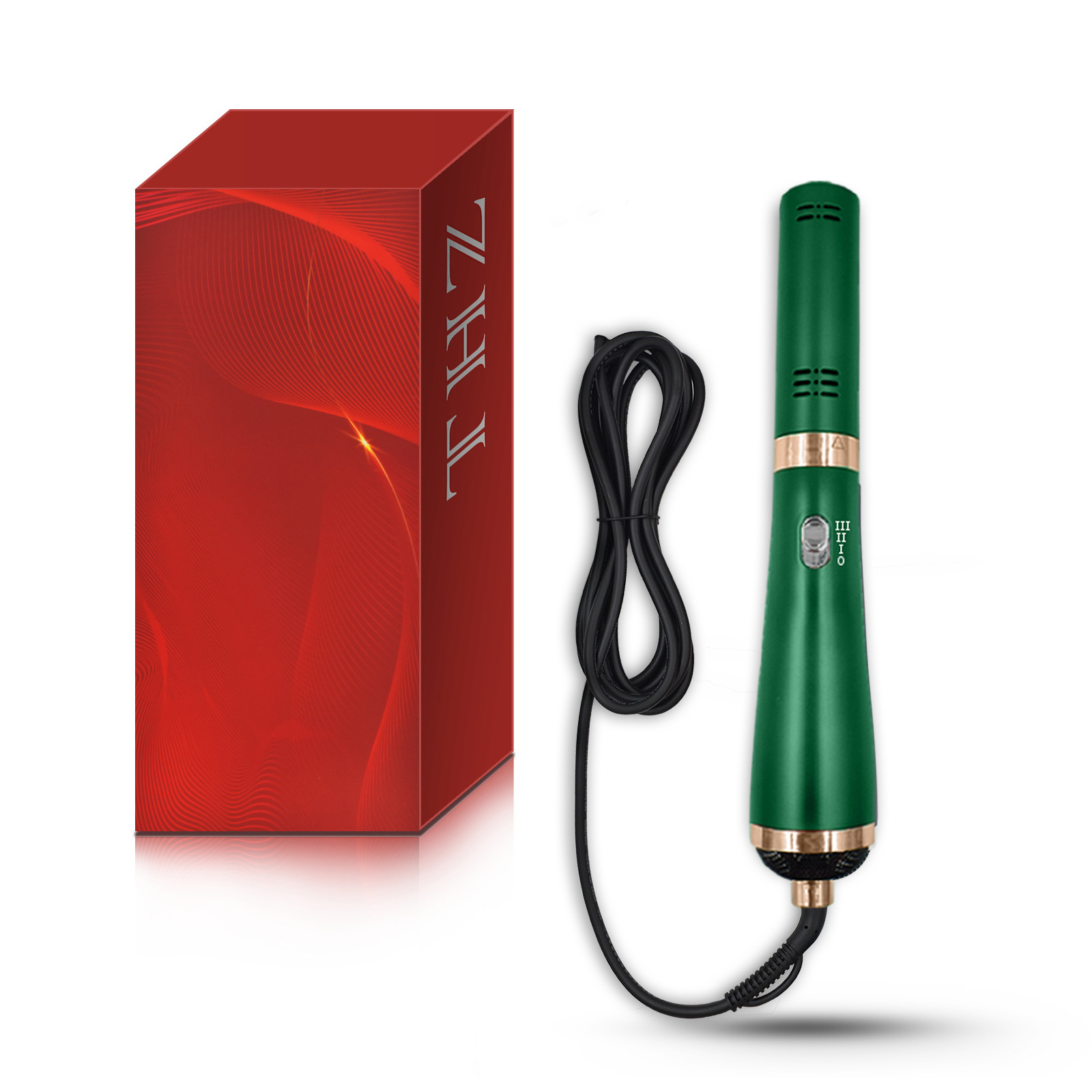 Nuevo 6.0 verde-caja de color rojo