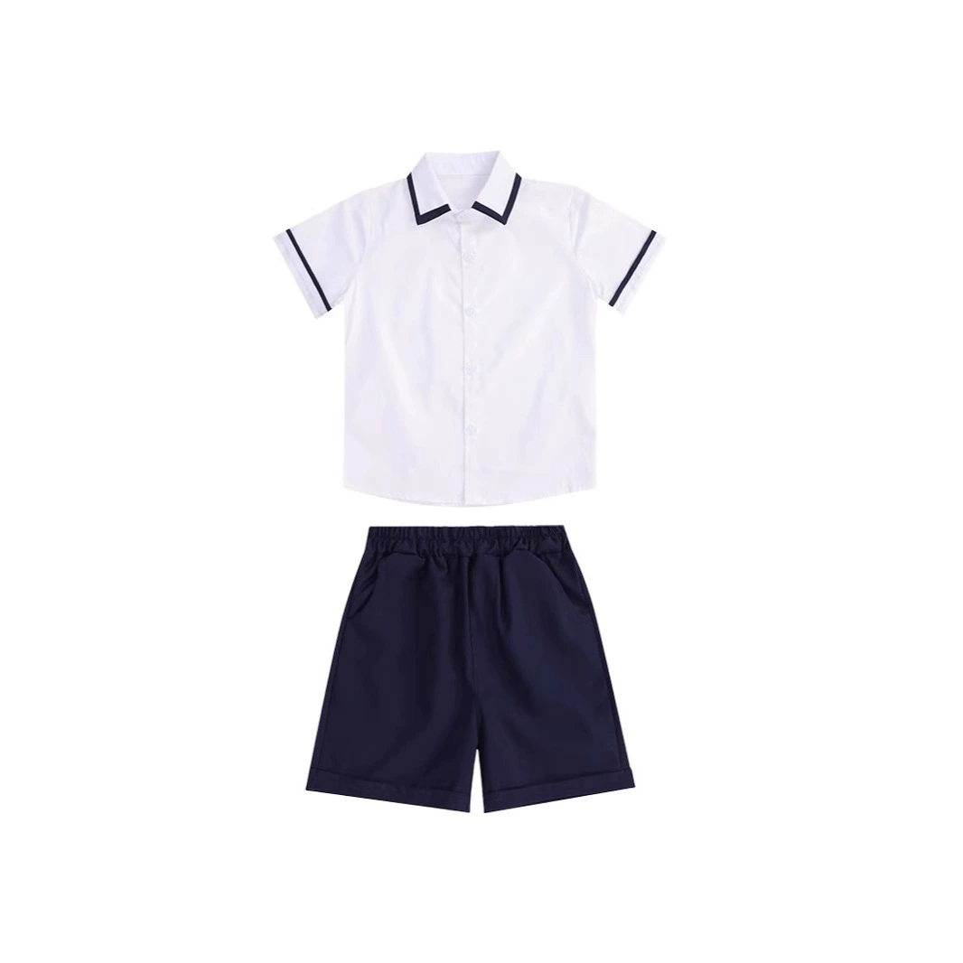 Sleeves for kindergarten, set, children's uniform for elementary school students, suit, with short sleeve