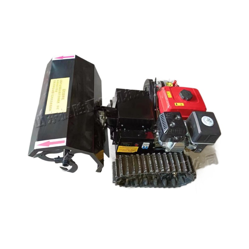 Microcultivador de control remoto pequeño, excavadora doméstica de orugas, máquina giratoria de invernaderos de hortalizas de tierras agrícolas 360